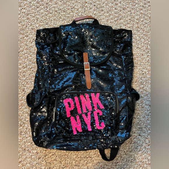 PINK Victoria's Secret Bags Rare Y2k Pink Victorias Secret Sequin